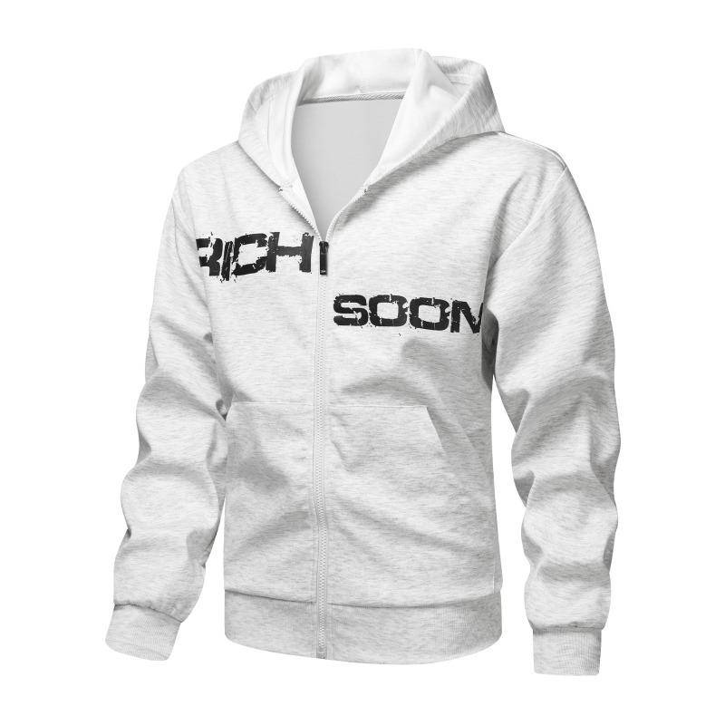 Men s Casual Sports Versatile Hooded Cardigan Fashionable Printed Long-sleeved Sweatshirt Jacket Top S серый
Men s Casual Sports Versatile Hooded Cardigan Fashionable Printed Long-sleeved Sweatshirt Jacket Top S серый