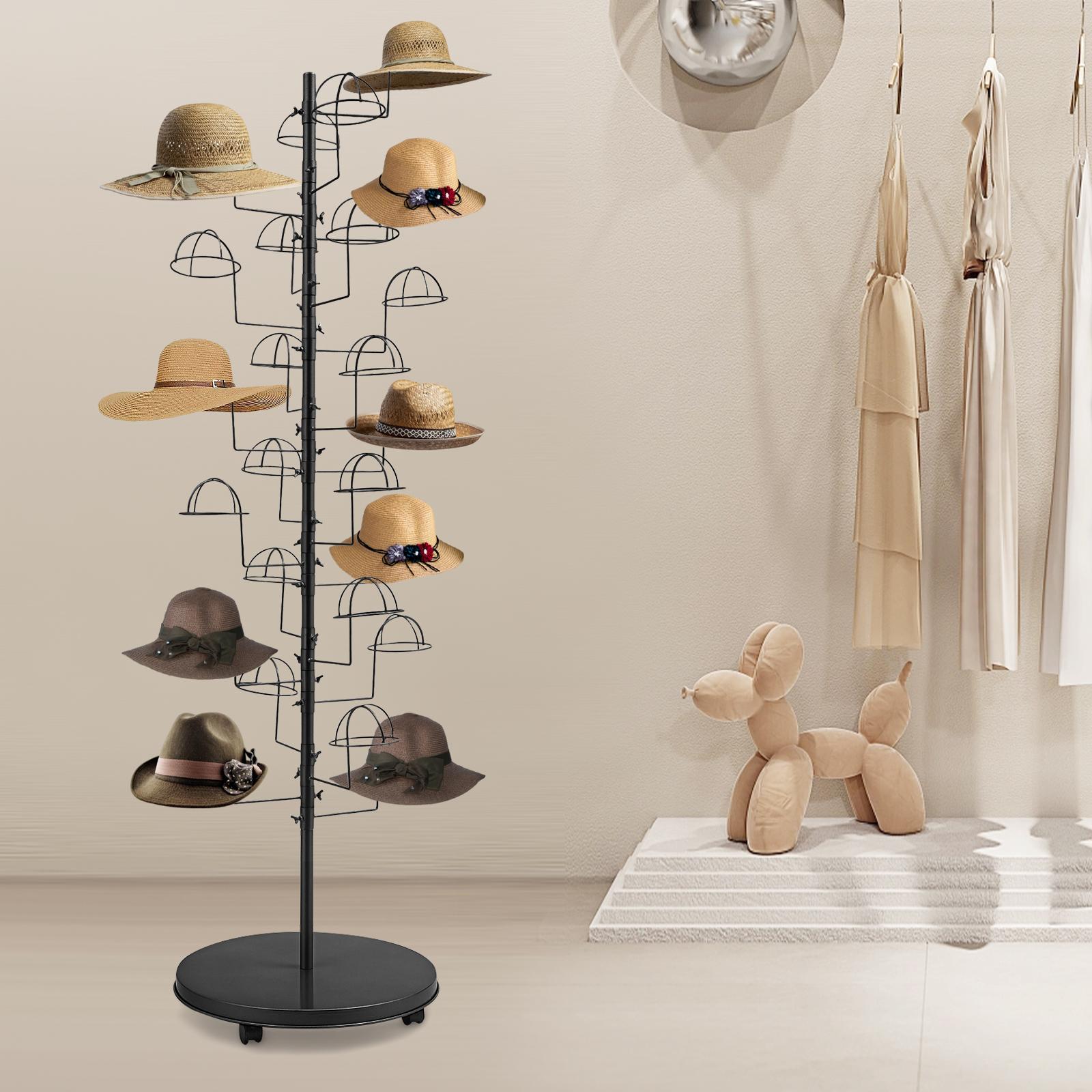 25-Hook Large Freestanding Hat Rack,Modern Black Carbon Steel Hat Display Stand (Holds 25 Caps/Hats) for Home/Store Organization чёрный
25-Hook Large Freestanding Hat Rack,Modern Black Carbon Steel Hat Display Stand (Holds 25 Caps/Hats) for Home/Store Organization чёрный