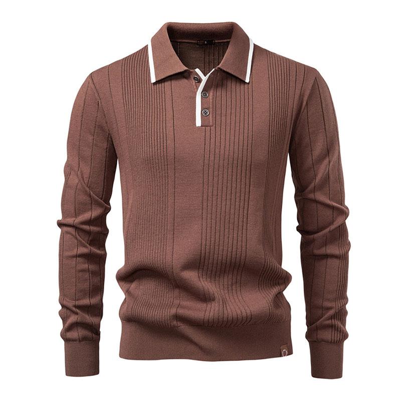 Lapel Men s Sweater Men s Solid Color Knitted Pullover Casual Fashion Business Men s Sweater Autumn and Winter Warm Pullover XXL коричневий
Lapel Men s Sweater Men s Solid Color Knitted Pullover Casual Fashion Business Men s Sweater Autumn and Winter Warm Pullover XXL коричневий