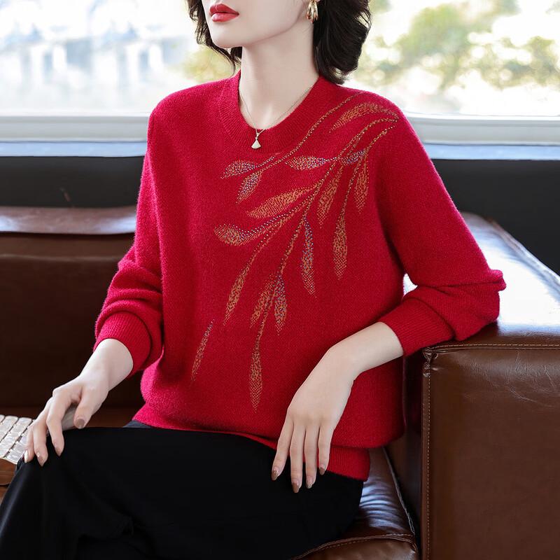 Женский вязаный свитер с цветочным узором для среднего возраста 2XL
Женский вязаный свитер с цветочным узором для среднего возраста 2XL