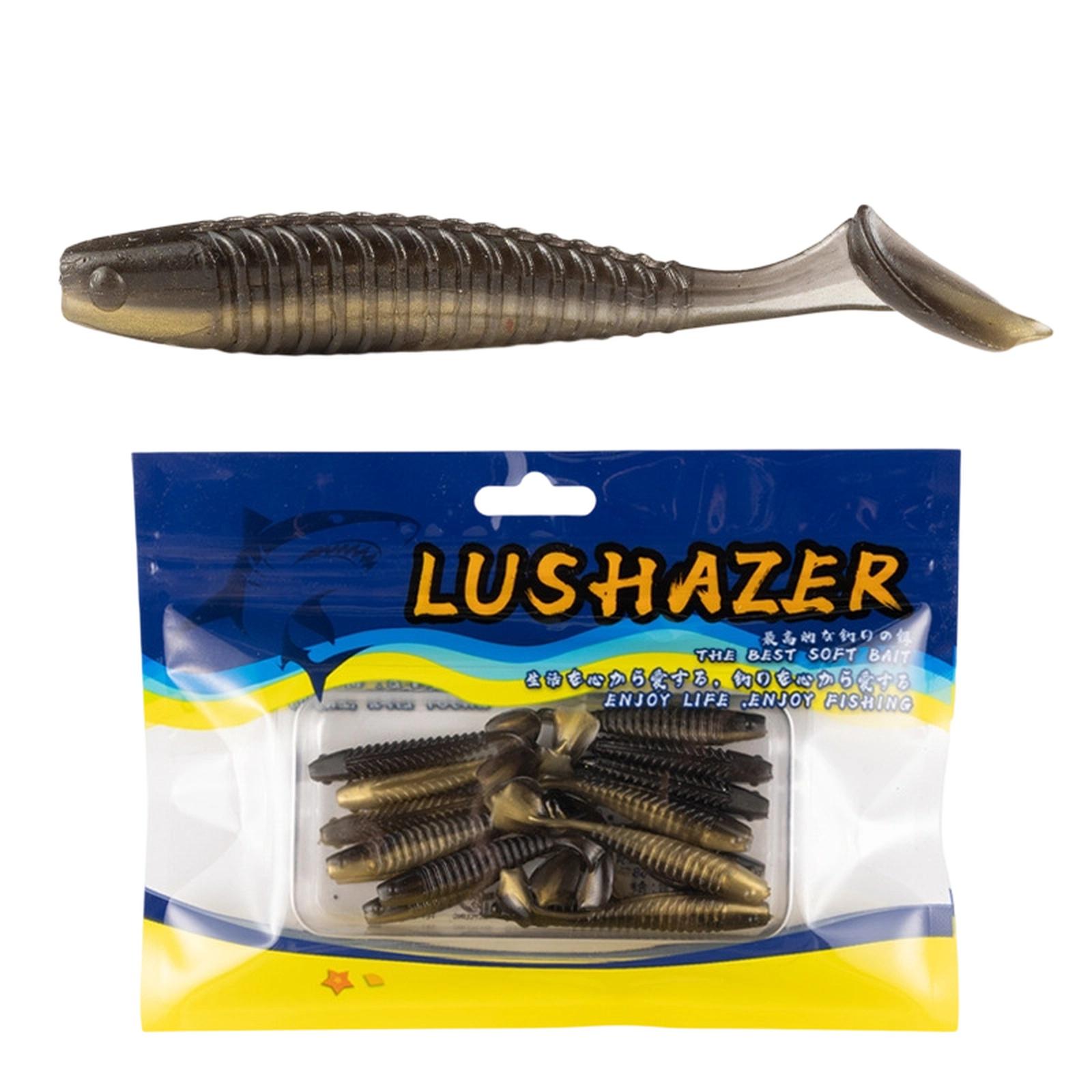 20 Pcs Floating Soft T-tail Threaded for Mandarin Fish Bass one size золотий
20 Pcs Floating Soft T-tail Threaded for Mandarin Fish Bass one size золотий