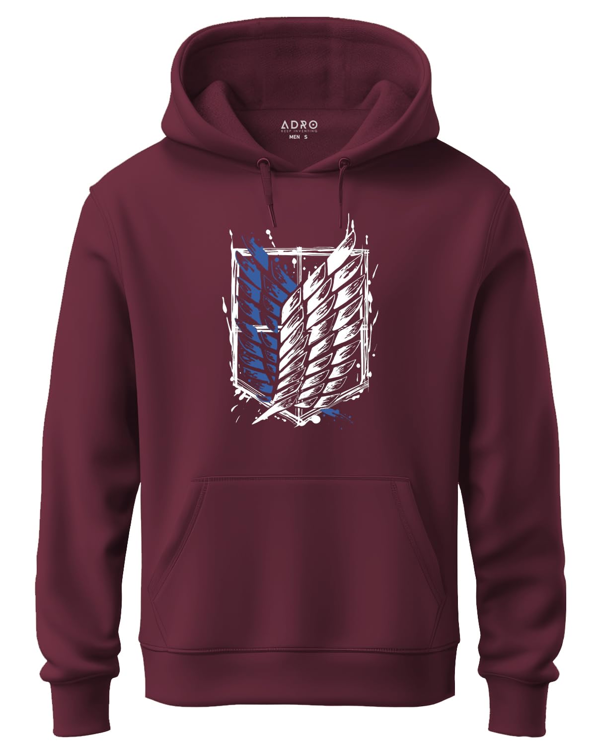 ADRO Men s Cotton Neck Hooded Sweatshirt (H22-2-WINN-MR_Maroon_XL) XL
ADRO Men s Cotton Neck Hooded Sweatshirt (H22-2-WINN-MR_Maroon_XL) XL