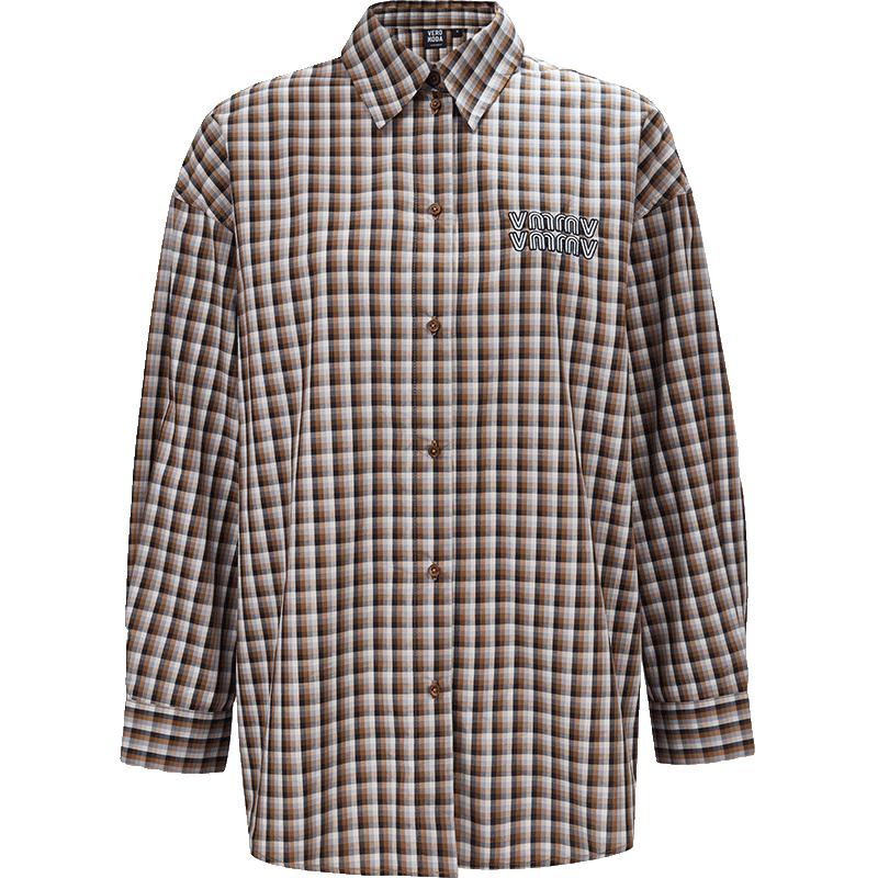 VEROMODA Women s American Retro Plaid Loose Shirt M
VEROMODA Women s American Retro Plaid Loose Shirt M