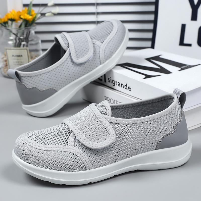 Shoes women s summer fly-woven mesh breathable lightweight fashion single shoes widened Velcro rehabilitation elderly walking shoes 36
Shoes women s summer fly-woven mesh breathable lightweight fashion single shoes widened Velcro rehabilitation elderly walking shoes 36