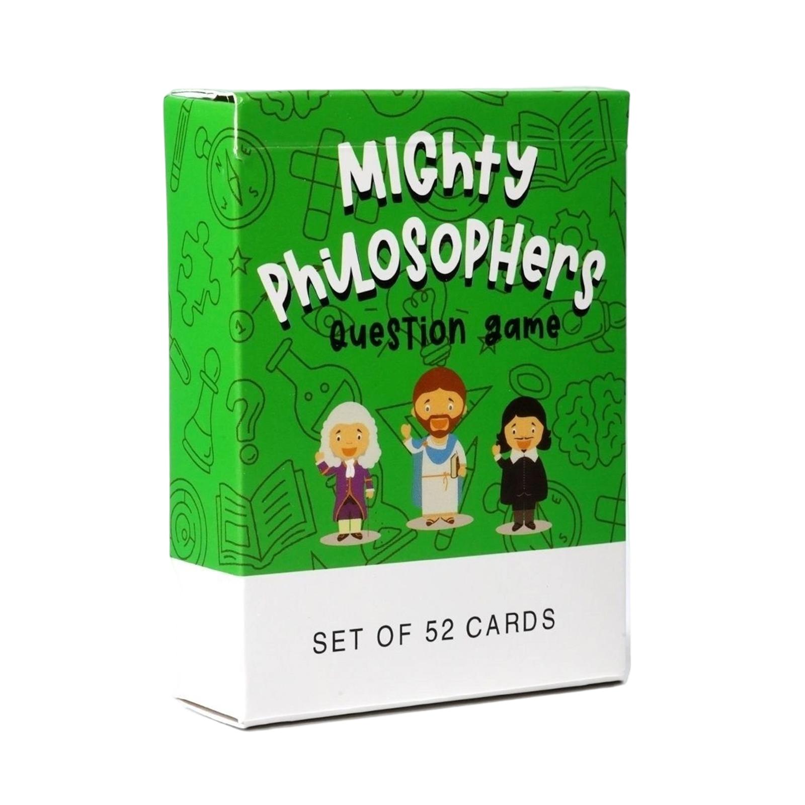 Mighty Philosophers - Inspirational Wisdom Card Game For Deep Conversations & Reflective Play One Size
Mighty Philosophers - Inspirational Wisdom Card Game For Deep Conversations & Reflective Play One Size