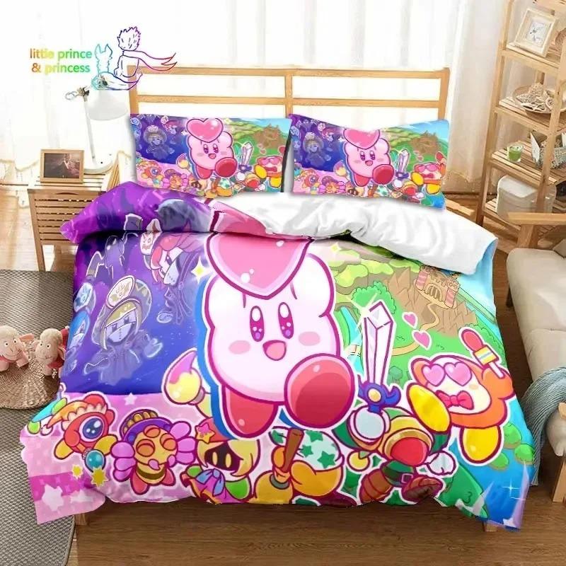 3D Printed Kawaii Cartoon Kirbys Bedding Set Single Twin Full Queen King Size Bed Set Adult Kid Bedroom Bedding Gift EU Single 135x200cm
3D Printed Kawaii Cartoon Kirbys Bedding Set Single Twin Full Queen King Size Bed Set Adult Kid Bedroom Bedding Gift EU Single 135x200cm