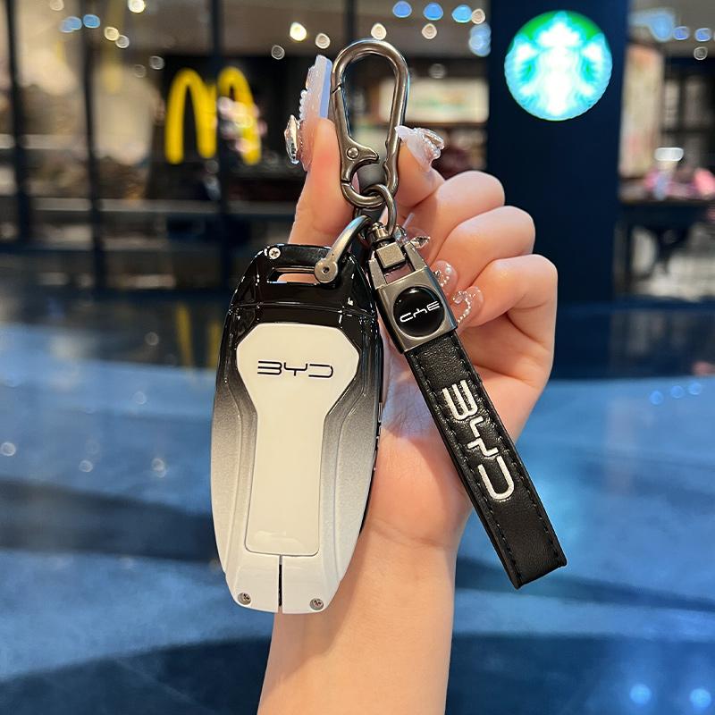 Zinc Alloy New Leather Car Key Case Cover Shell Fob For BYD Song Plus Atto 3 Han EV DM Qin Seal Dolphin Protective Auto Keychain
Zinc Alloy New Leather Car Key Case Cover Shell Fob For BYD Song Plus Atto 3 Han EV DM Qin Seal Dolphin Protective Auto Keychain