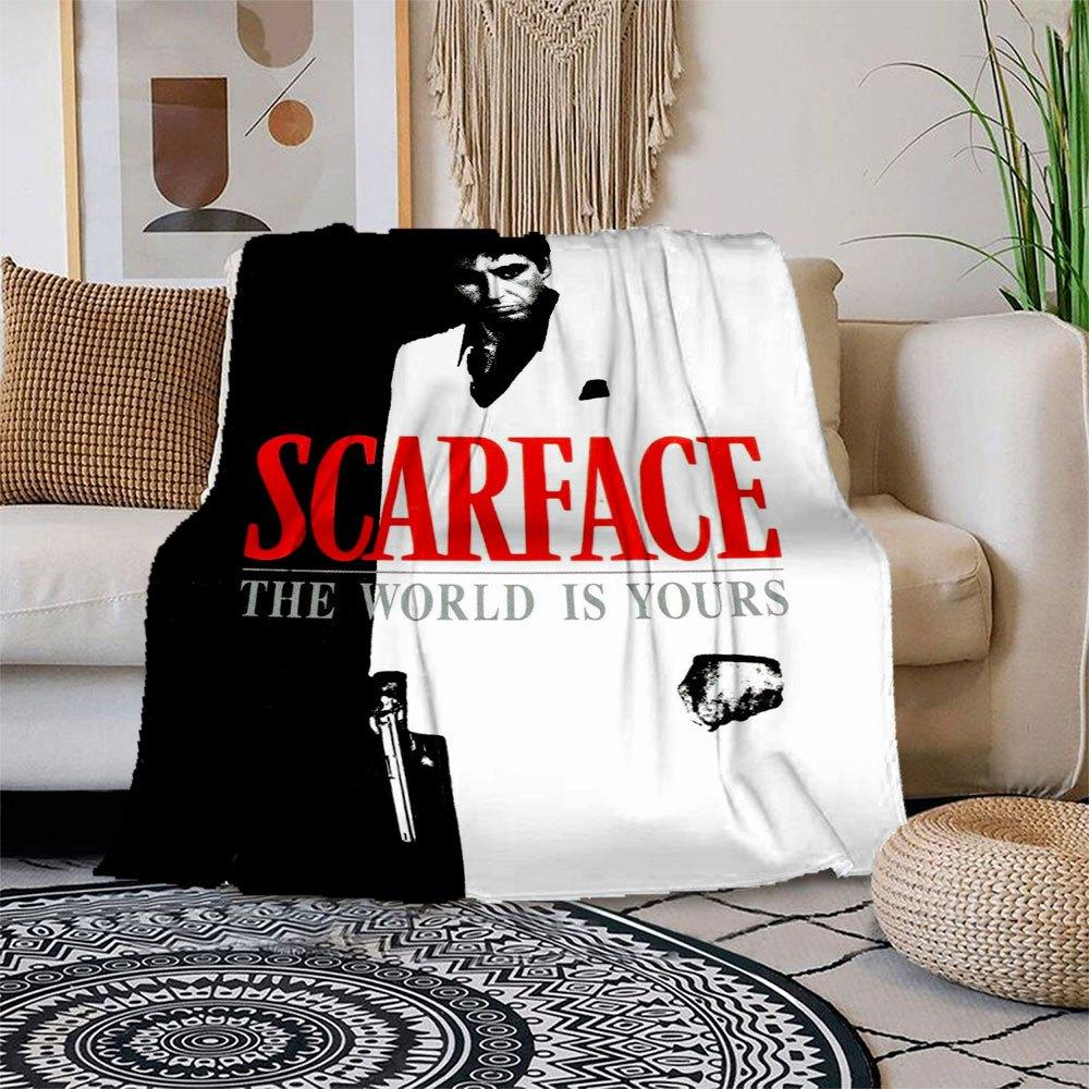 Scarface The World Is Yours Poster PrintBlanket Flannel Throw Blanket for Sofa, Bed, Travel, Camping, Office, Couch, Chair, And Bed Gift f 150x180cm
Scarface The World Is Yours Poster PrintBlanket Flannel Throw Blanket for Sofa, Bed, Travel, Camping, Office, Couch, Chair, And Bed Gift f 150x180cm
