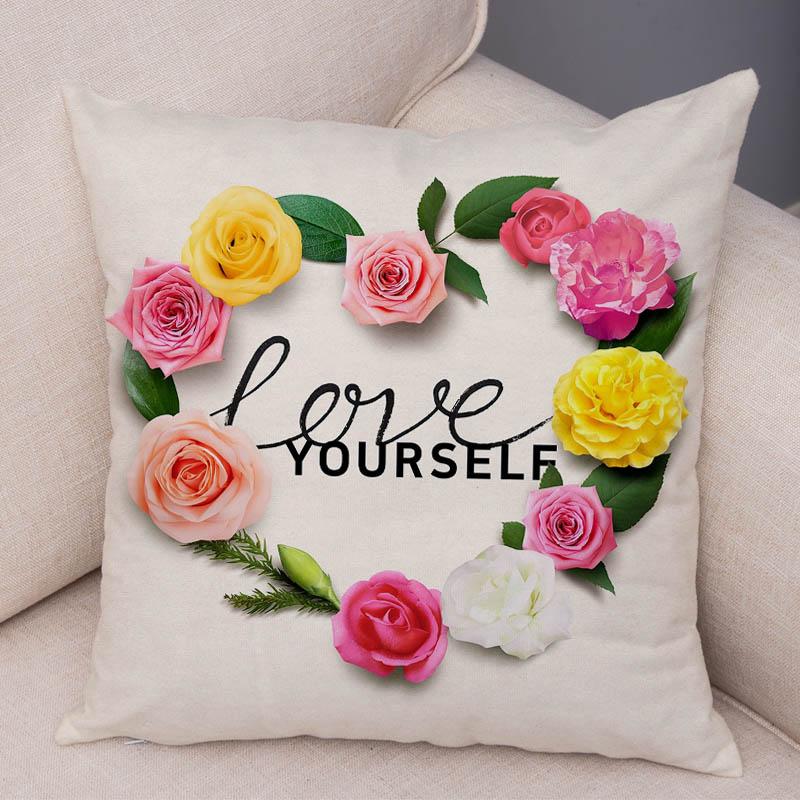 Спальня Гостиная Диван Декоративная наволочка Домашнее украшение автомобиля Наволочка с цветочным принтом и растением 60x60cm
Спальня Гостиная Диван Декоративная наволочка Домашнее украшение автомобиля Наволочка с цветочным принтом и растением 60x60cm