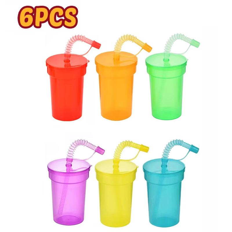 8/16/24pcs Neon Sipper Cups, Spill-Proof Cups with Lids and Straws - Ideal for School Events, Themed Parties, and Birthday Party
8/16/24pcs Neon Sipper Cups, Spill-Proof Cups with Lids and Straws - Ideal for School Events, Themed Parties, and Birthday Party