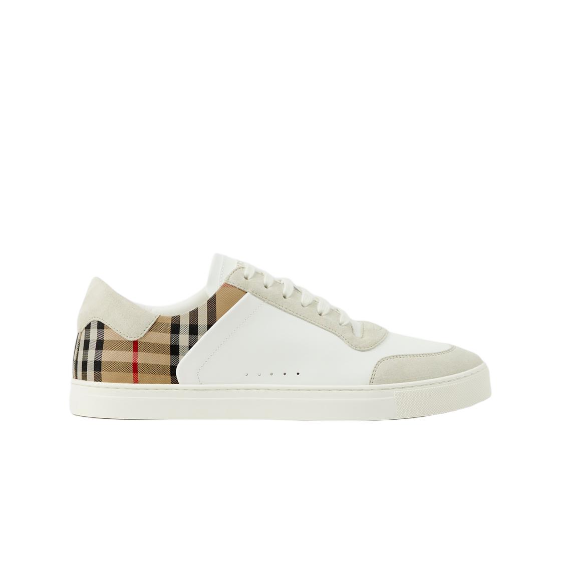 Burberry Leather Suede And Check Sneakers Natural White Archive Beige EU 40.5
Burberry Leather Suede And Check Sneakers Natural White Archive Beige EU 40.5