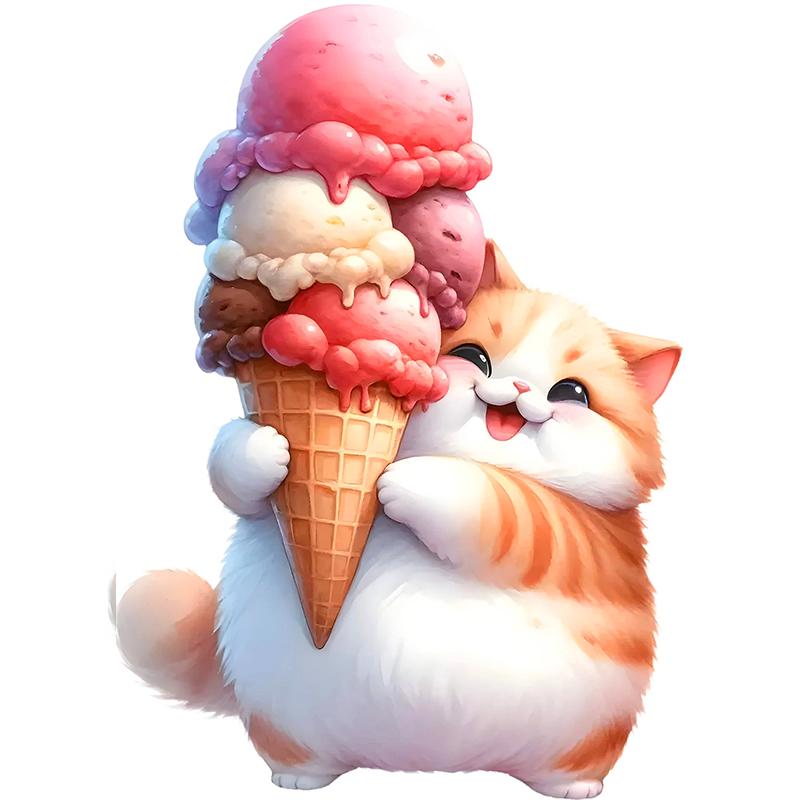 Funny Cat Animals With Ice Cream Sticker Kitchen Decoration Dining Room Living Room Cabinet Refrigerator Home Decoration M1270 A-15cm Longest Side
Funny Cat Animals With Ice Cream Sticker Kitchen Decoration Dining Room Living Room Cabinet Refrigerator Home Decoration M1270 A-15cm Longest Side
