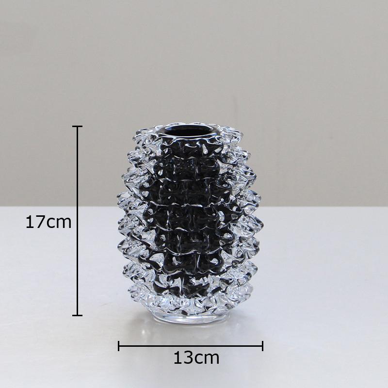 Wrinkle Transparent Vase Black Glass Vases Table Decoration Flower Arrangement Hydroponics Flower Pots Room Aesthetic Decor
Wrinkle Transparent Vase Black Glass Vases Table Decoration Flower Arrangement Hydroponics Flower Pots Room Aesthetic Decor