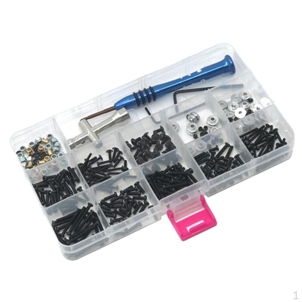 370pcs/set Universal Metal RC Screw Kit Repair Screws Assortment Set for WPL Scale Full Series
370pcs/set Universal Metal RC Screw Kit Repair Screws Assortment Set for WPL Scale Full Series
