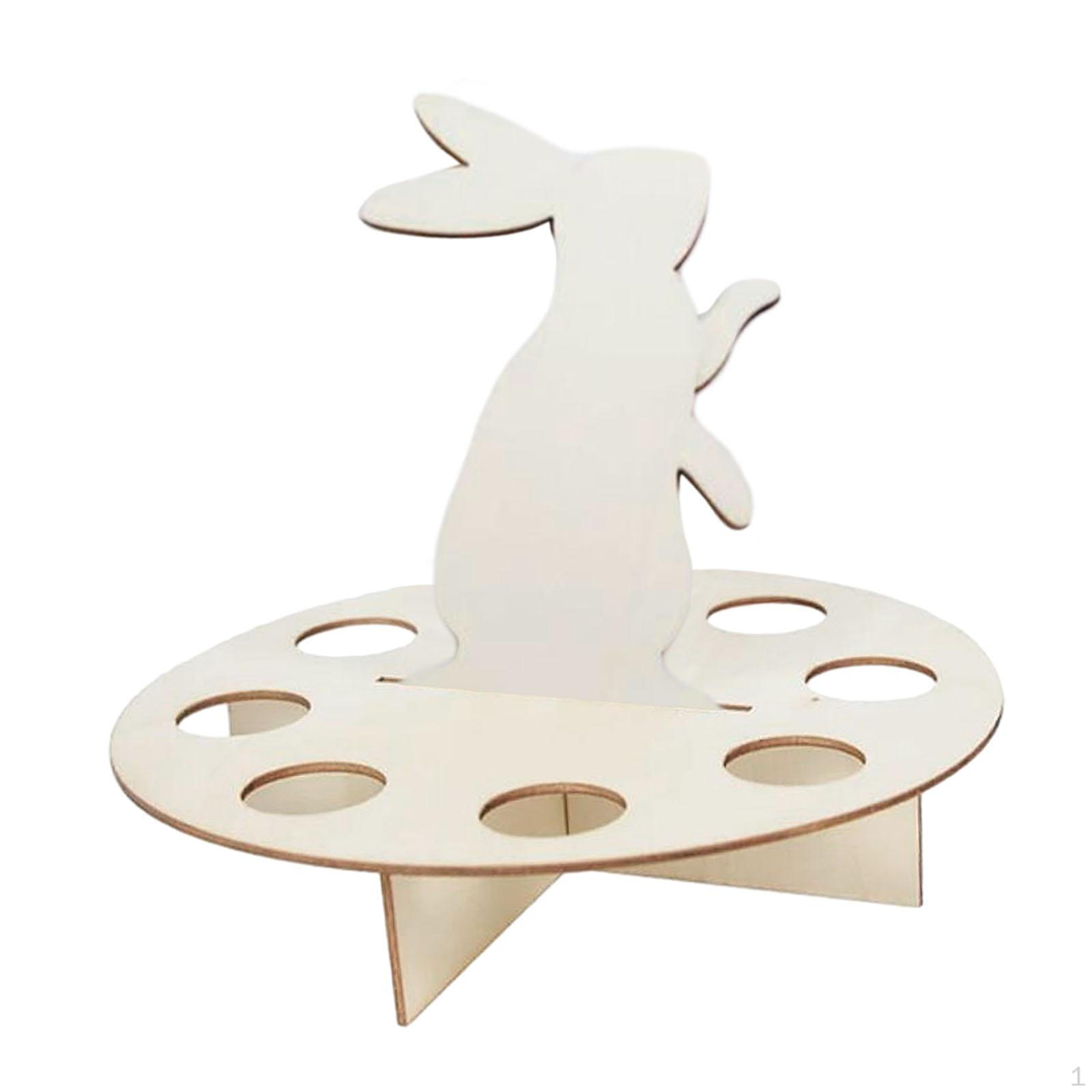 -Деревянный держатель для яиц, подставка для вечеринок, поднос для мальчиков и девочек, детский подарок на день рождения Circle