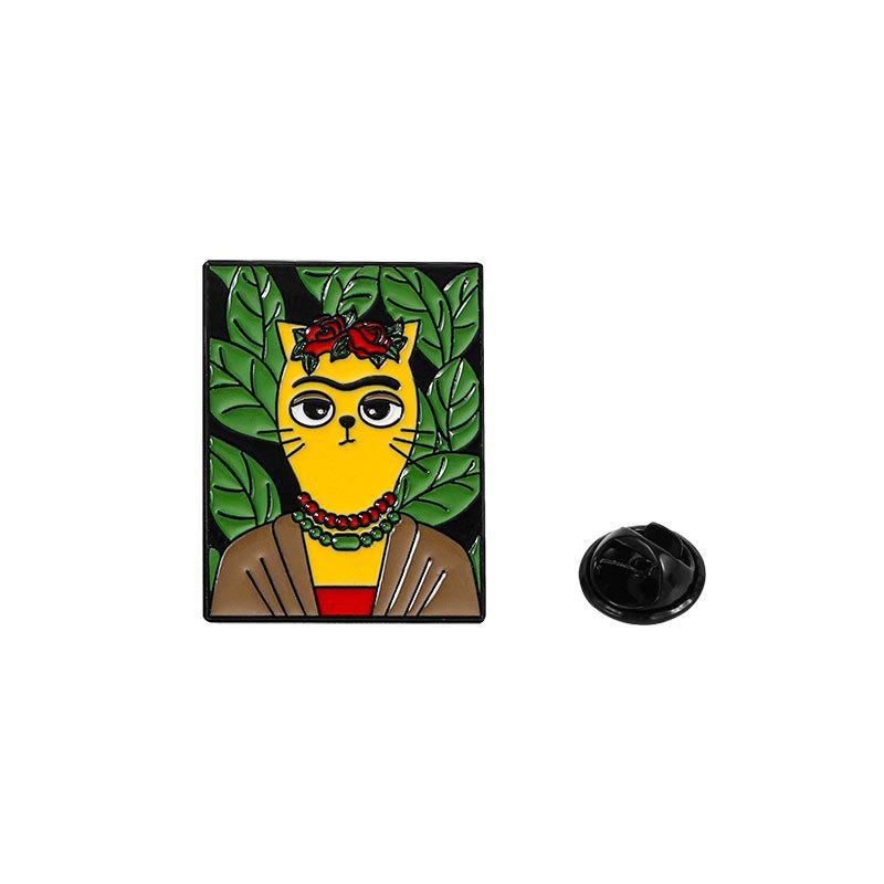 New Horror Skull Halloween Badge Creative Oil Painting Cat Metal Dripping Oil Costume Accessories Brooch
New Horror Skull Halloween Badge Creative Oil Painting Cat Metal Dripping Oil Costume Accessories Brooch
