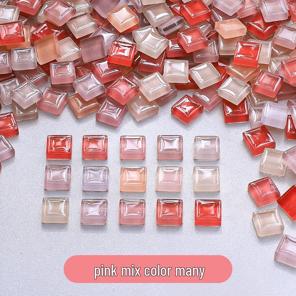 450 шт. 1 см цветной хрустальной стеклянной мозаичной плитки для творческого детского творчества 1cm Square
450 шт. 1 см цветной хрустальной стеклянной мозаичной плитки для творческого детского творчества 1cm Square
