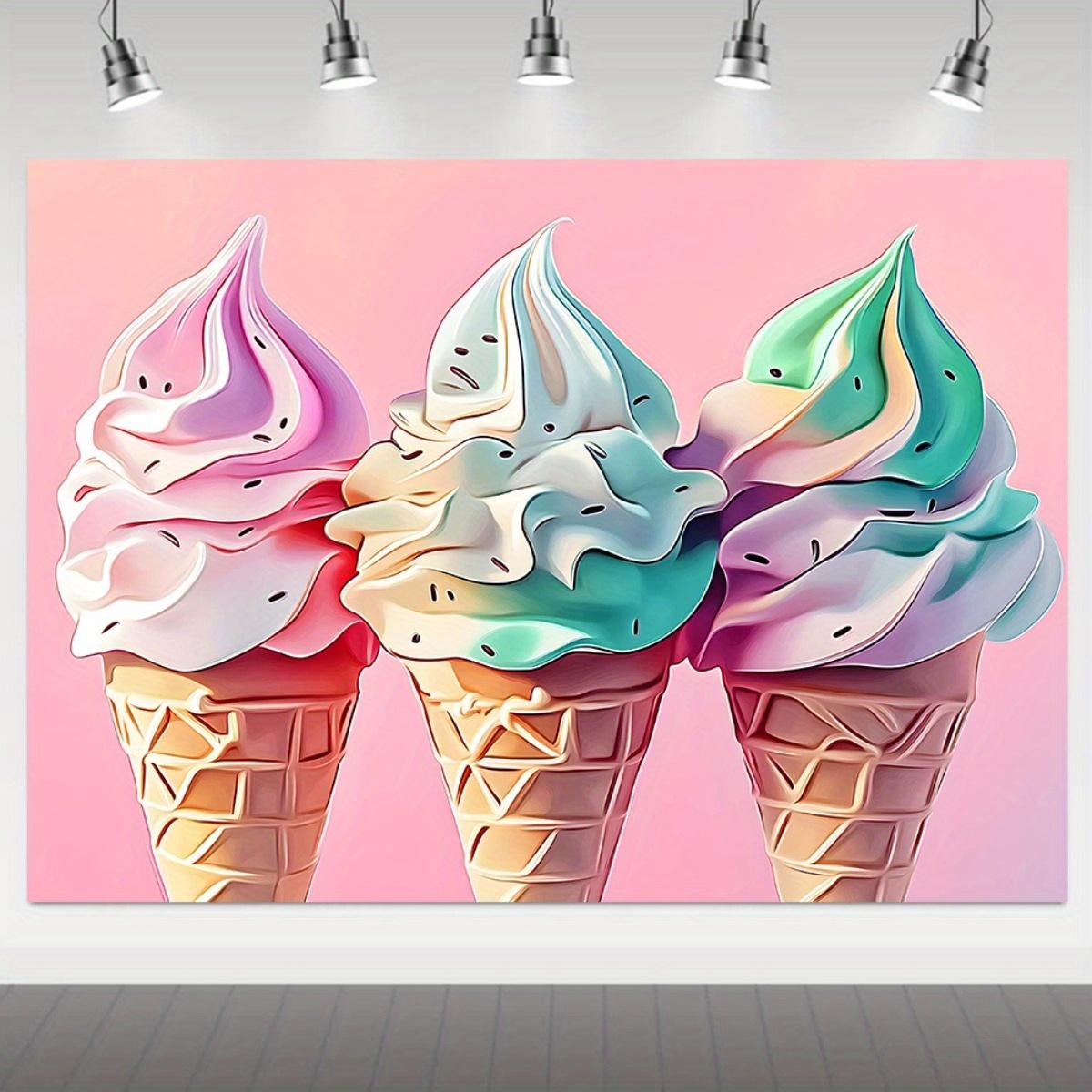 Rainbow Ice Cream Cone Tapestry Sweet Dessert Candy Pop Art Wall Decor for Kitchen Cafe Girls Room Pastel Color Fun Food Theme 74x94cm(29x37in)
Rainbow Ice Cream Cone Tapestry Sweet Dessert Candy Pop Art Wall Decor for Kitchen Cafe Girls Room Pastel Color Fun Food Theme 74x94cm(29x37in)