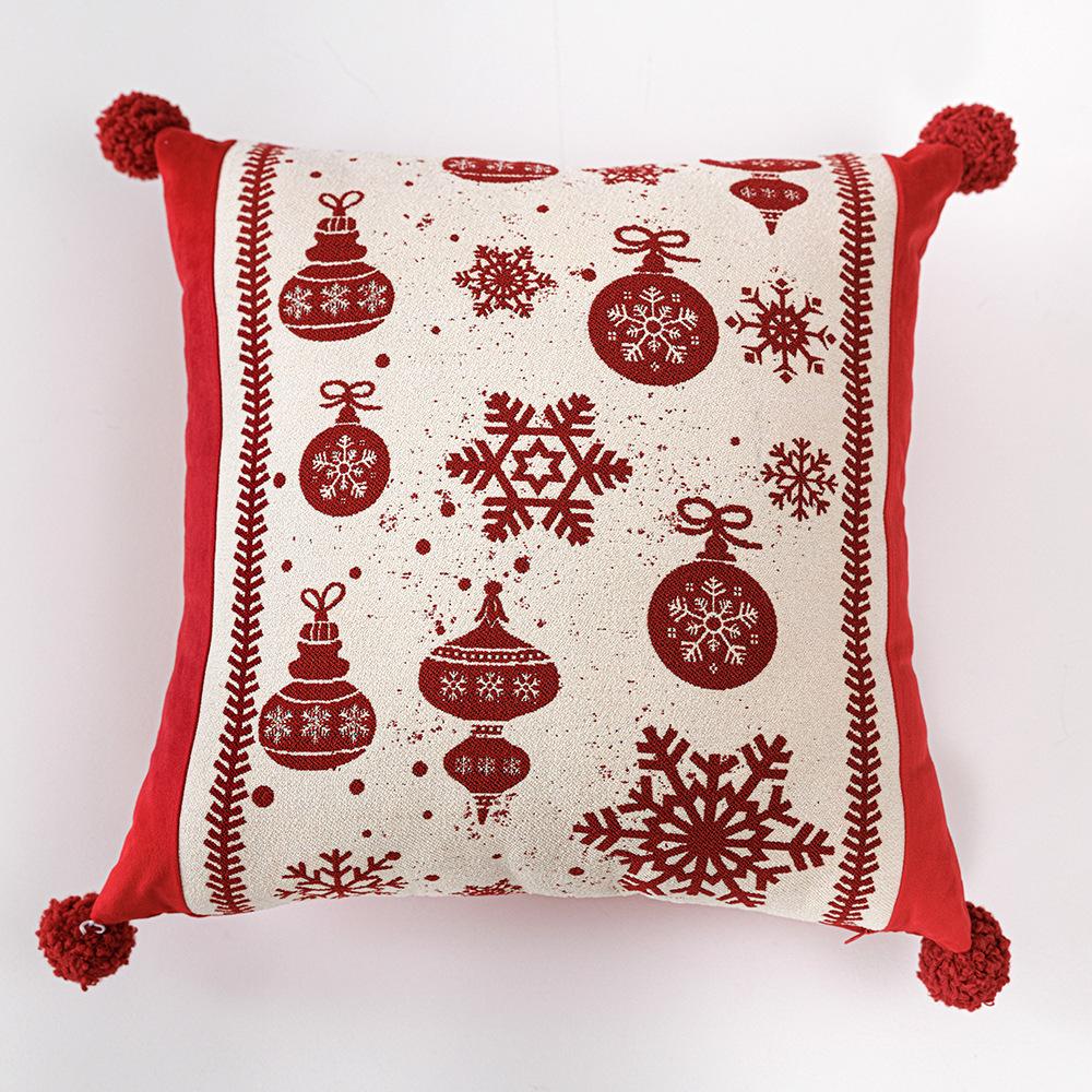 Merry Christmas Jacquard Pillow Cover, 30x50/45x45cm Snowman Cushion for Holiday Decor, Festive Set Home Decorative Pillowcase Other(without core)
Merry Christmas Jacquard Pillow Cover, 30x50/45x45cm Snowman Cushion for Holiday Decor, Festive Set Home Decorative Pillowcase Other(without core)