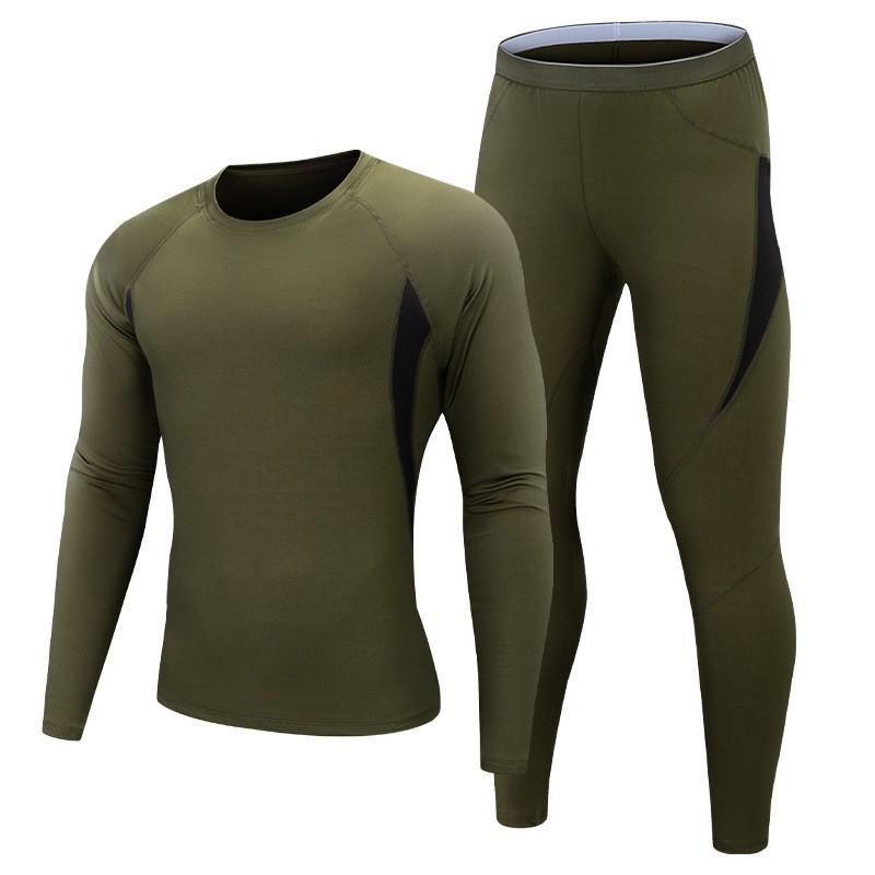 Outdoor Sports Fleece Thermal Underwear Set Sweat-absorbing Sweat-wicking Black L армія зелений колір
Outdoor Sports Fleece Thermal Underwear Set Sweat-absorbing Sweat-wicking Black L армія зелений колір