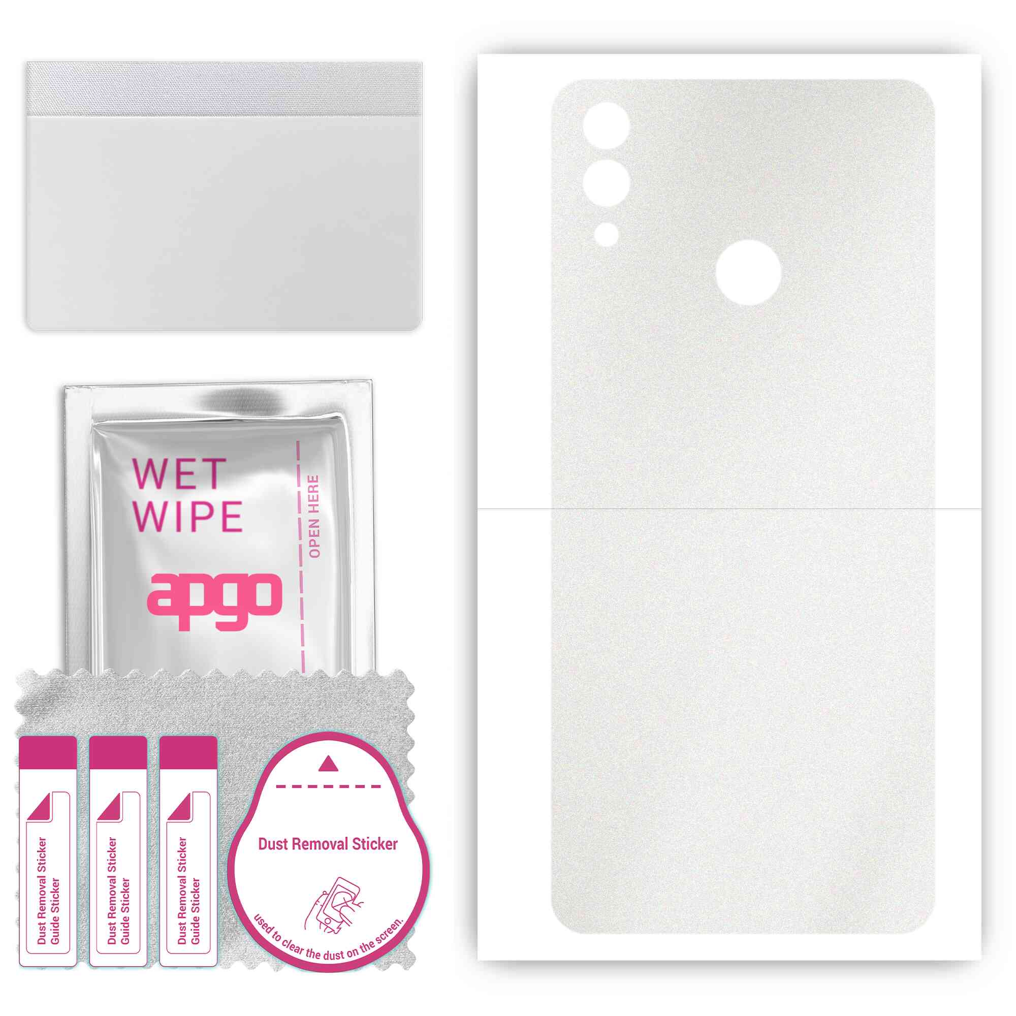 apgo Protective Skin Sticker for the back compatible with Honor 8X Max, Wrap Film, Foil, Vinyl - Pattern Matte Transparent
apgo Protective Skin Sticker for the back compatible with Honor 8X Max, Wrap Film, Foil, Vinyl - Pattern Matte Transparent