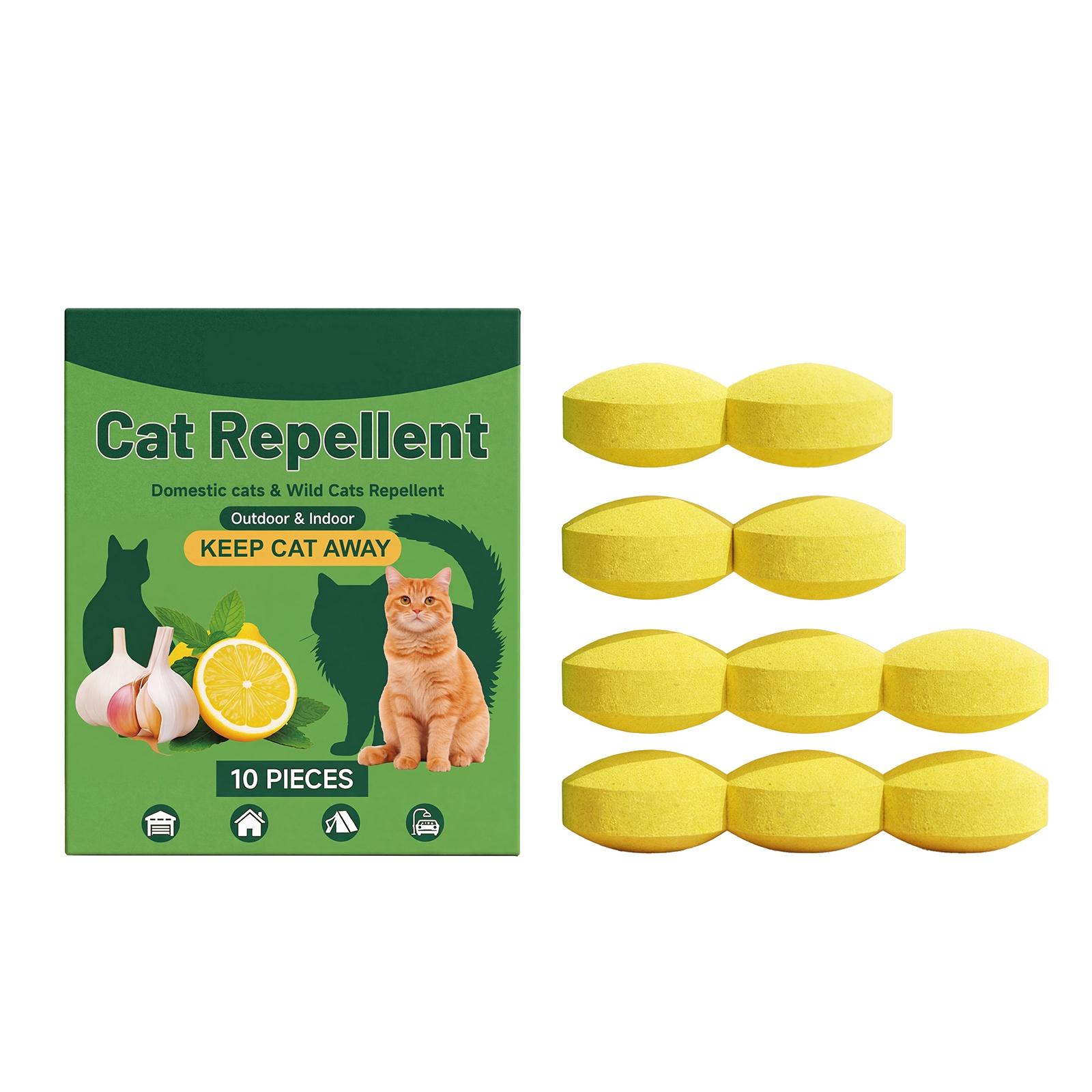 Cat Repellent Tablets for Indoor and Outdoor Use Safe and Non-Toxic Natural Ingredients Effective Domestic and Wild Cat Deterrent 10 Pieces One Size
Cat Repellent Tablets for Indoor and Outdoor Use Safe and Non-Toxic Natural Ingredients Effective Domestic and Wild Cat Deterrent 10 Pieces One Size