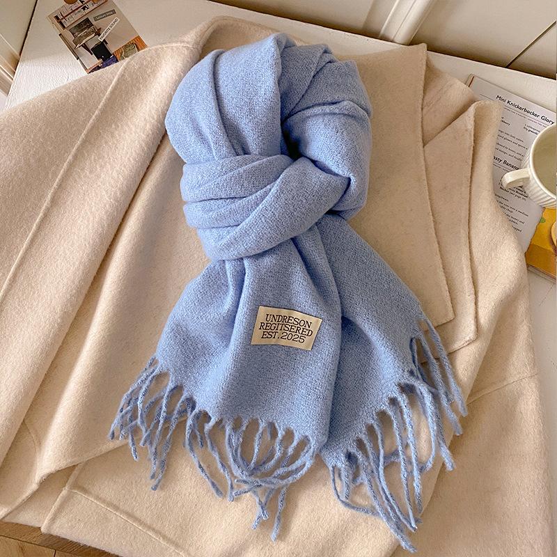 Fashion Cashmere Scarf For Women Solid Color Soft Winter Warm Lady Shawl Tassel Pashmina Tassel Blanket Bandana Scarves One Size
Fashion Cashmere Scarf For Women Solid Color Soft Winter Warm Lady Shawl Tassel Pashmina Tassel Blanket Bandana Scarves One Size