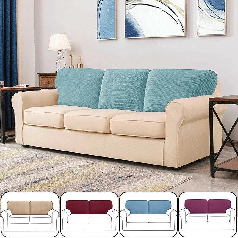 Solid color Stretch Couch T Cushion Cover Or Sofa Backrest Cushion Slipcover Suitable Armchair Loveseat Couch Back Cushion Cover T-Left
Solid color Stretch Couch T Cushion Cover Or Sofa Backrest Cushion Slipcover Suitable Armchair Loveseat Couch Back Cushion Cover T-Left