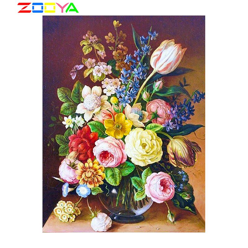 ZOOYA 5D DIY алмазная живопись Роза Алмазная вышивка цветок пиона подарки ручной работы мозаика со стразами картина ваза украшение дома
ZOOYA 5D DIY алмазная живопись Роза Алмазная вышивка цветок пиона подарки ручной работы мозаика со стразами картина ваза украшение дома