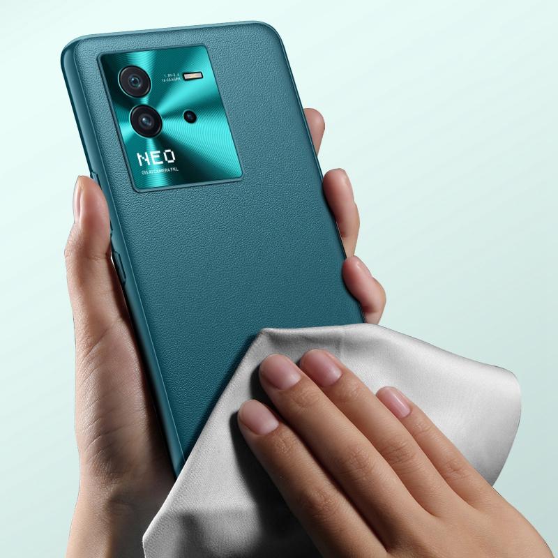 For vivo iQOO Neo6 Metal Lens Cover Impact Resistant Mobile Phone Case Textured PU Leather Coated TPU Shell Blue
For vivo iQOO Neo6 Metal Lens Cover Impact Resistant Mobile Phone Case Textured PU Leather Coated TPU Shell Blue