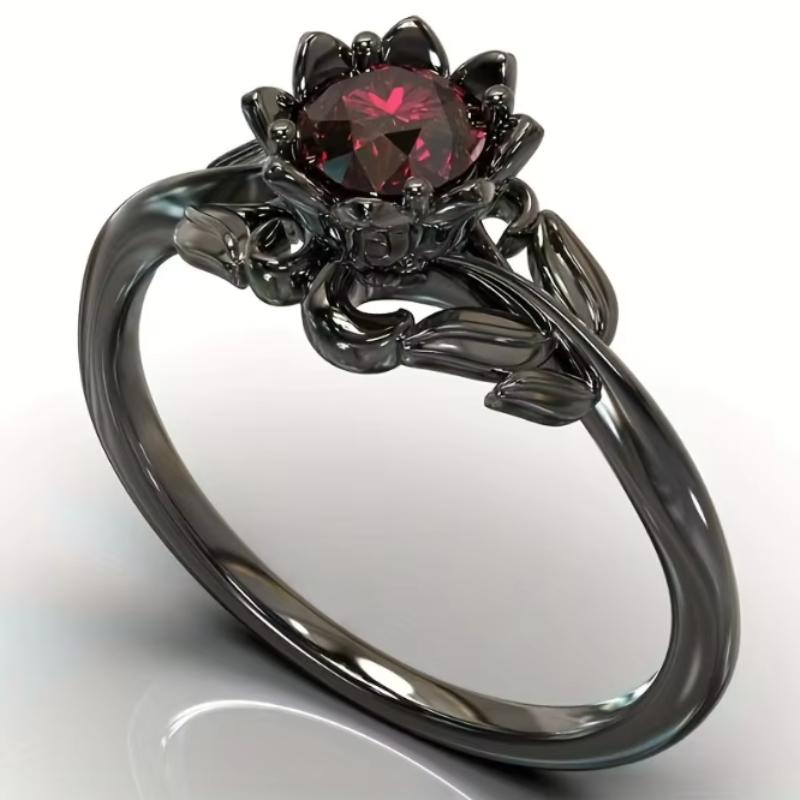 Gothic Fashion Red Color Set Zirconia Flower Women s Ring for Women Vintage Holiday Party Zircon Accessory Gift 6
Gothic Fashion Red Color Set Zirconia Flower Women s Ring for Women Vintage Holiday Party Zircon Accessory Gift 6