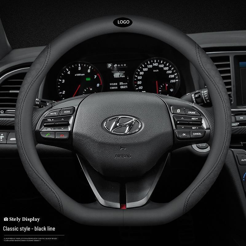 Чехол на руль из натуральной кожи для моделей Hyundai: Elantra, Mistra, IX25, Tucson, Reina, Lafesta, IX35 Default
Чехол на руль из натуральной кожи для моделей Hyundai: Elantra, Mistra, IX25, Tucson, Reina, Lafesta, IX35 Default