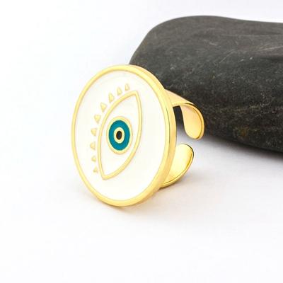 Nidin New Fashion Adjustable Red/Black/White 3 Colors Evil Eye Ring for Women Girls Popular Turkey Eye Copper CZ Jewelry Gift білий
Nidin New Fashion Adjustable Red/Black/White 3 Colors Evil Eye Ring for Women Girls Popular Turkey Eye Copper CZ Jewelry Gift білий