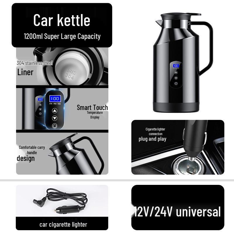 Universal Electric Car Kettle for Heating and Insulation
Universal Electric Car Kettle for Heating and Insulation
