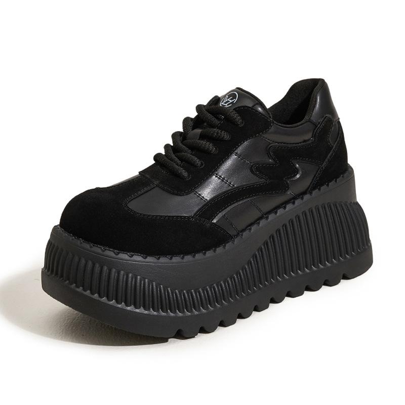 Leather German training shoes women s 2025 autumn new muffin platform shoes fashionable versatile small inner height increase women s shoes 39
Leather German training shoes women s 2025 autumn new muffin platform shoes fashionable versatile small inner height increase women s shoes 39