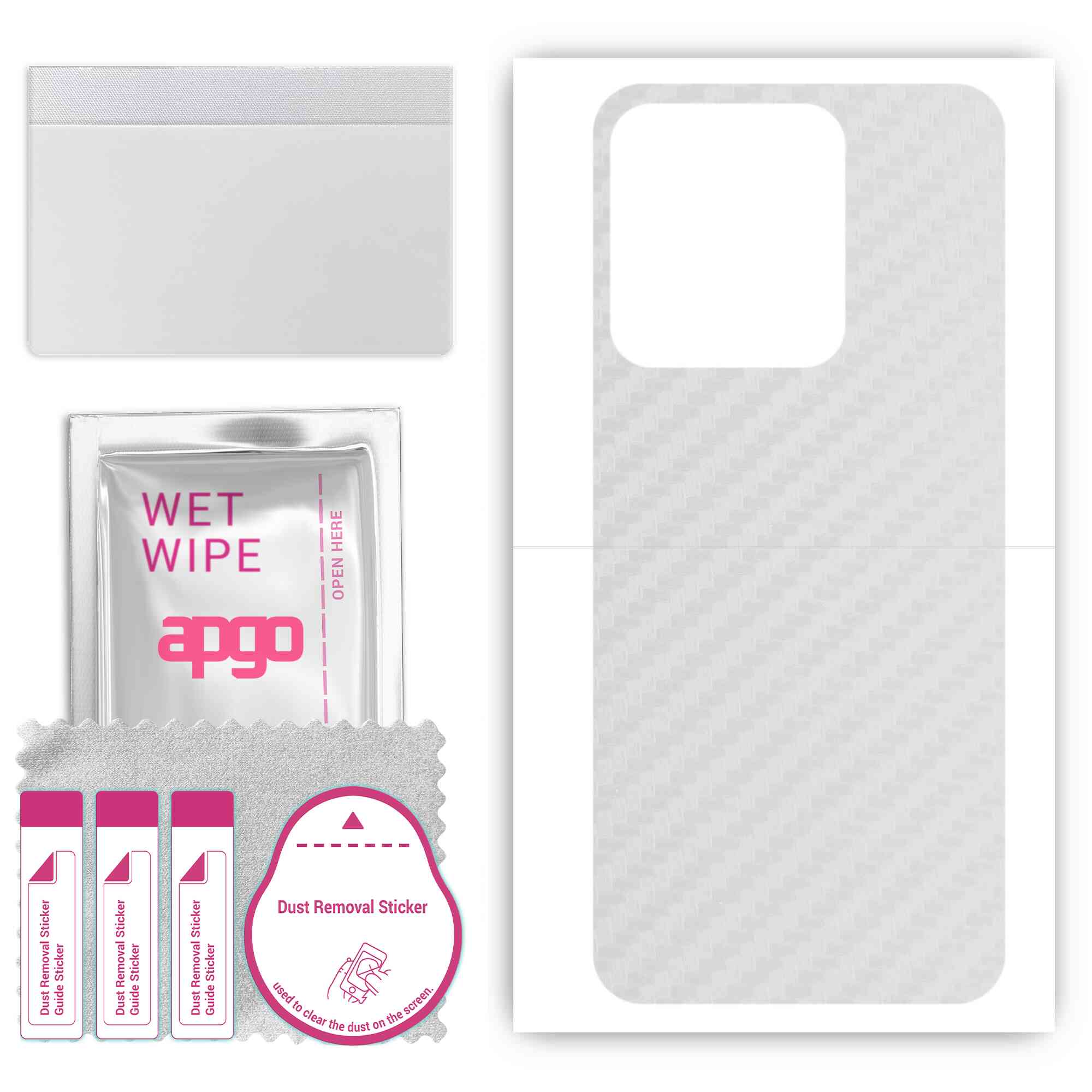apgo Protective Skin Sticker for the back compatible with Tecno Spark 8C, Wrap Film, Foil, Vinyl - Pattern Transparent Carbon
apgo Protective Skin Sticker for the back compatible with Tecno Spark 8C, Wrap Film, Foil, Vinyl - Pattern Transparent Carbon
