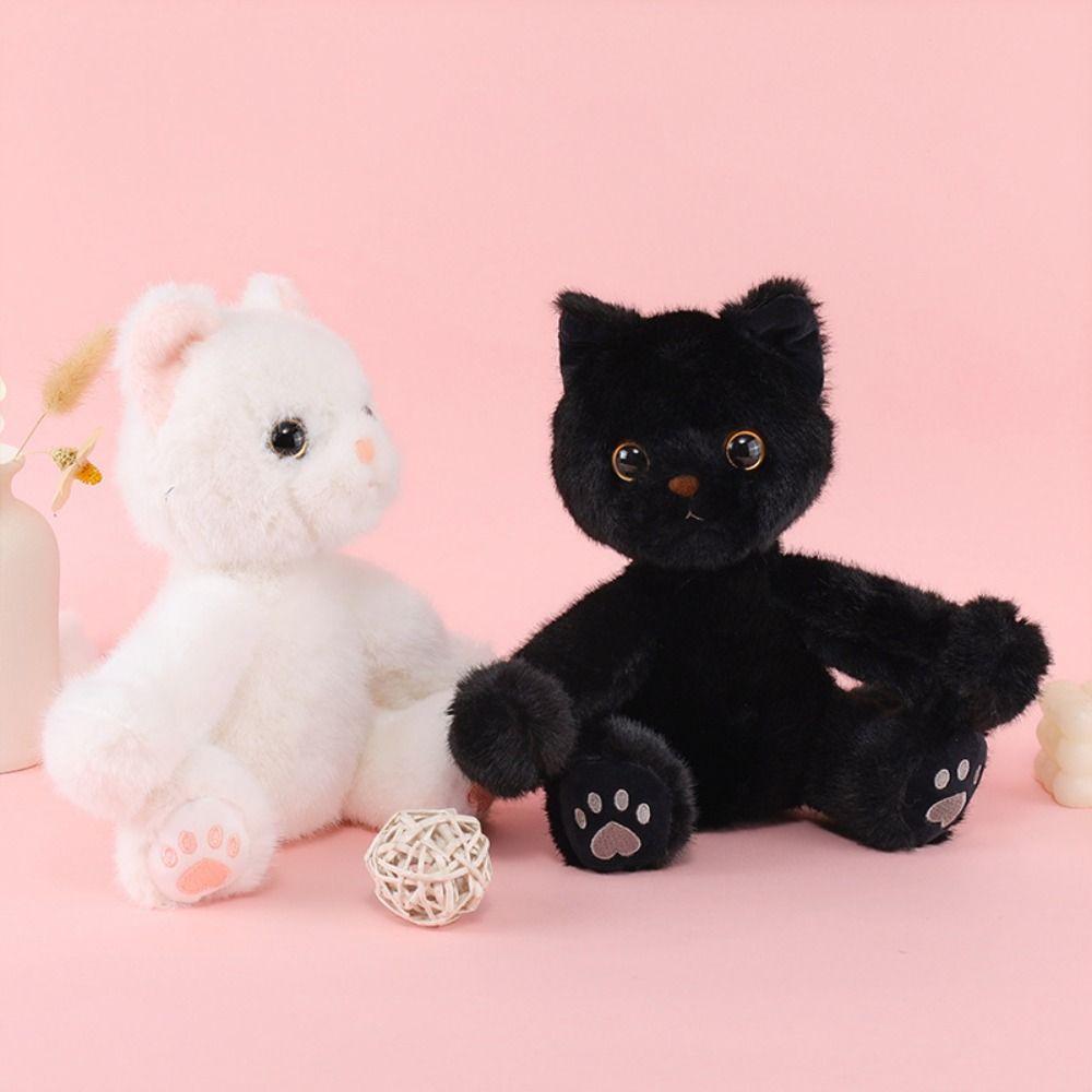 Spread Hands Sitting Cat Plush Toy Big Eyes Soft Cat Plush Pillow Valentine s Day Gifts чорний
Spread Hands Sitting Cat Plush Toy Big Eyes Soft Cat Plush Pillow Valentine s Day Gifts чорний