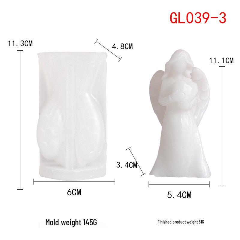 Angel with Book Silicone Mold for DIY Aroma Stone and Plaster Ornament Heart Angel GL039-3 білий
Angel with Book Silicone Mold for DIY Aroma Stone and Plaster Ornament Heart Angel GL039-3 білий