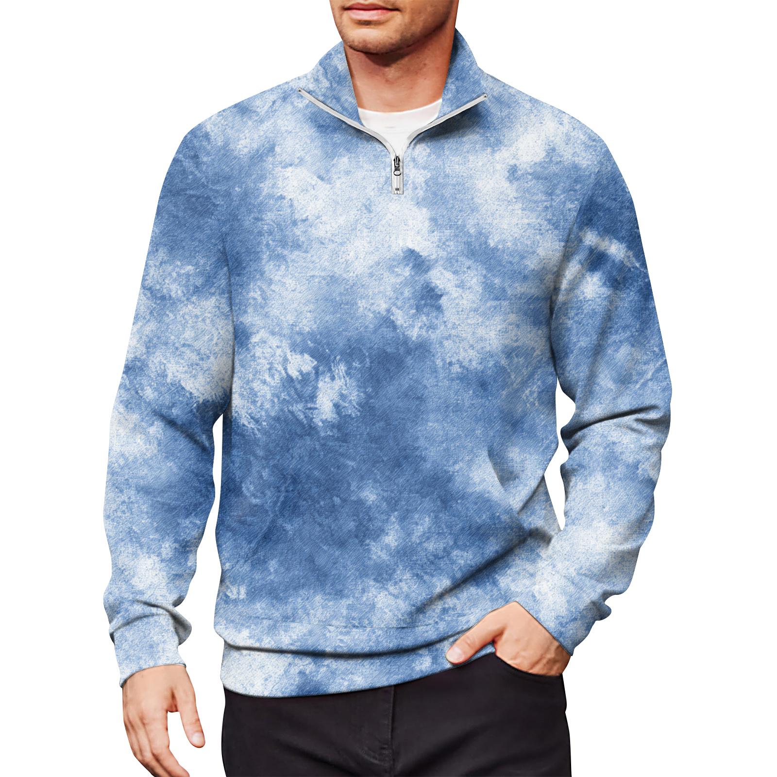 Мужской свободный повседневный свитшот на молнии 1/4, модный топ с длинным рукавом и принтом, с карманами XL
Мужской свободный повседневный свитшот на молнии 1/4, модный топ с длинным рукавом и принтом, с карманами XL