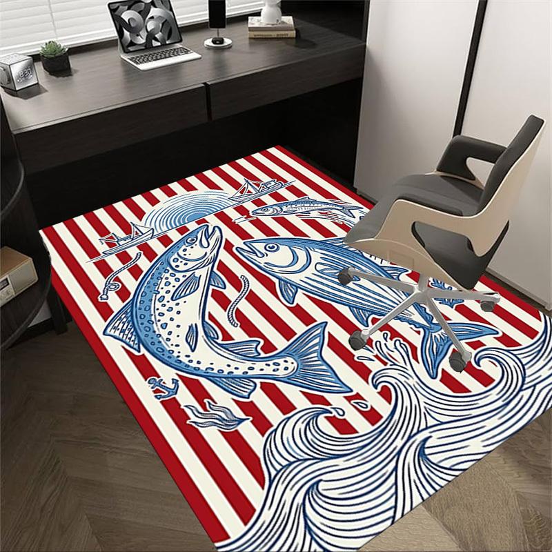 1PC Fish Ocean Non-Slip Floor carpet, Office, family, bedroom, Studio - Large Area Rug, Decorative Mat, Longlasting Material-C0431 60cm by 90cm
1PC Fish Ocean Non-Slip Floor carpet, Office, family, bedroom, Studio - Large Area Rug, Decorative Mat, Longlasting Material-C0431 60cm by 90cm