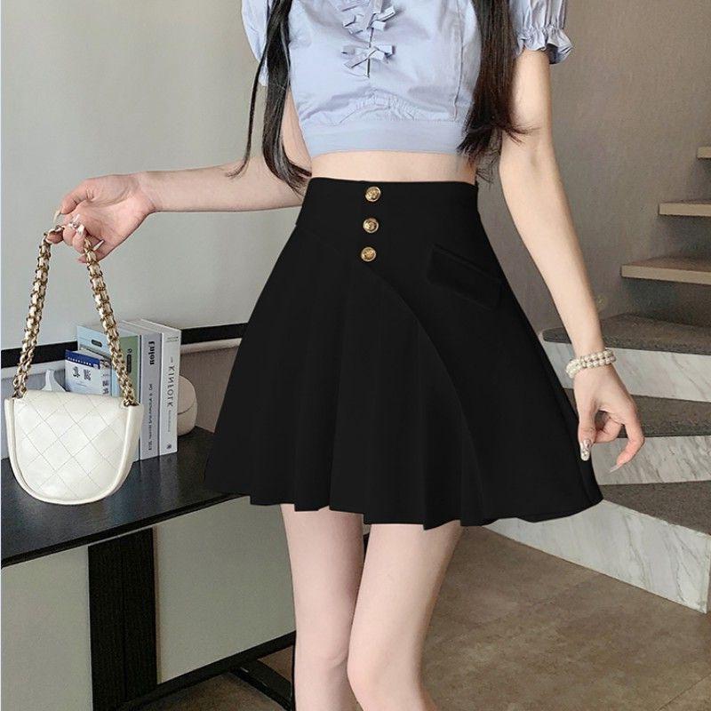 Ultra short pleated skirt new belly covering white high waist crotch A-line skirt women
Ultra short pleated skirt new belly covering white high waist crotch A-line skirt women