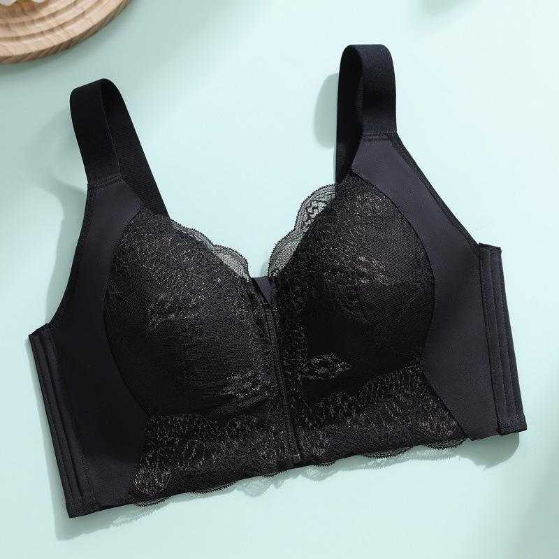 Large size front zipper underwear women s big breasts show small traceless vest type gathering beautiful back adjustment fat mm bra 44/100CD чорний
Large size front zipper underwear women s big breasts show small traceless vest type gathering beautiful back adjustment fat mm bra 44/100CD чорний