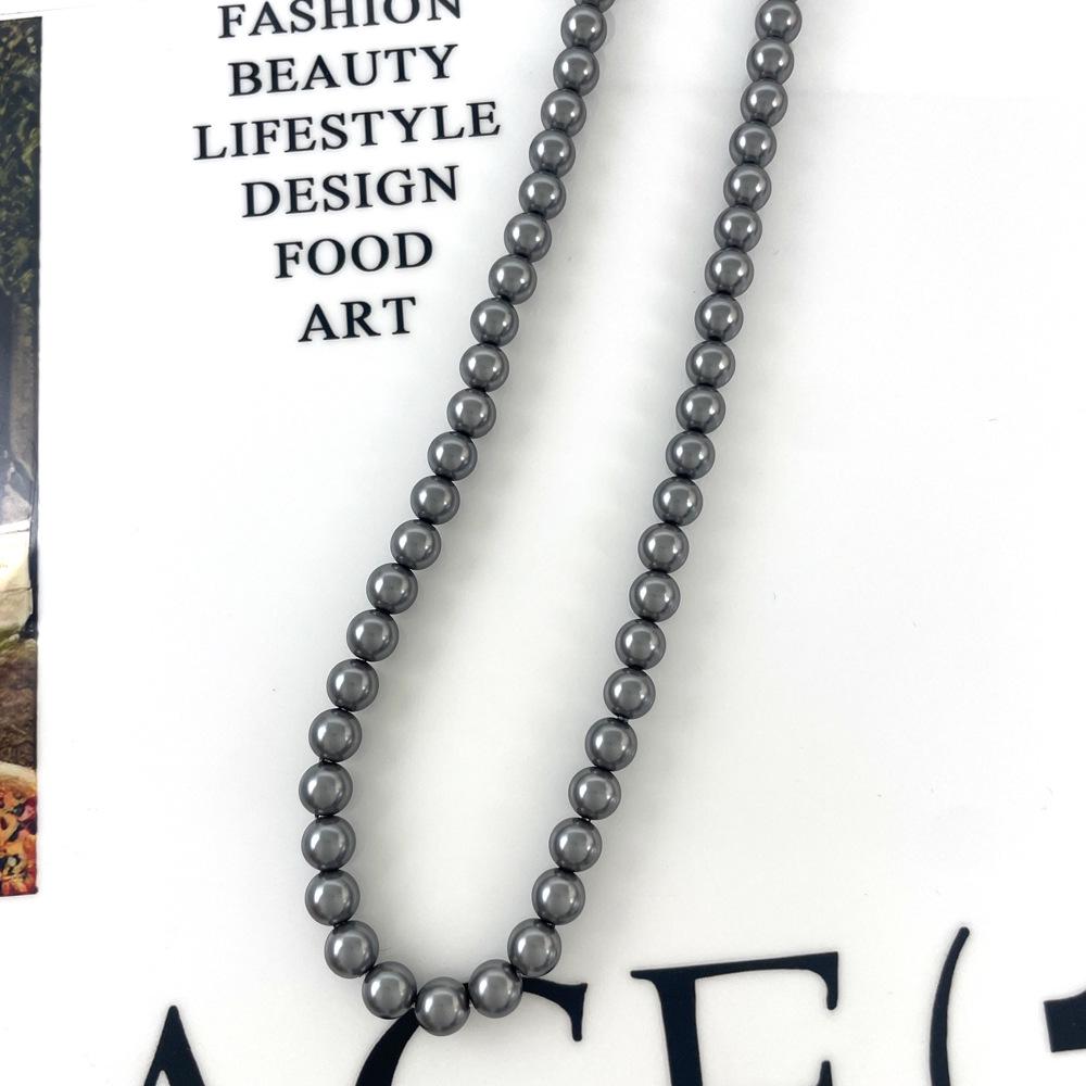 Французское винтажное ожерелье из таитянского черного жемчуга - Простой, элегантный стиль для женщин осенью и зимой
Французское винтажное ожерелье из таитянского черного жемчуга - Простой, элегантный стиль для женщин осенью и зимой