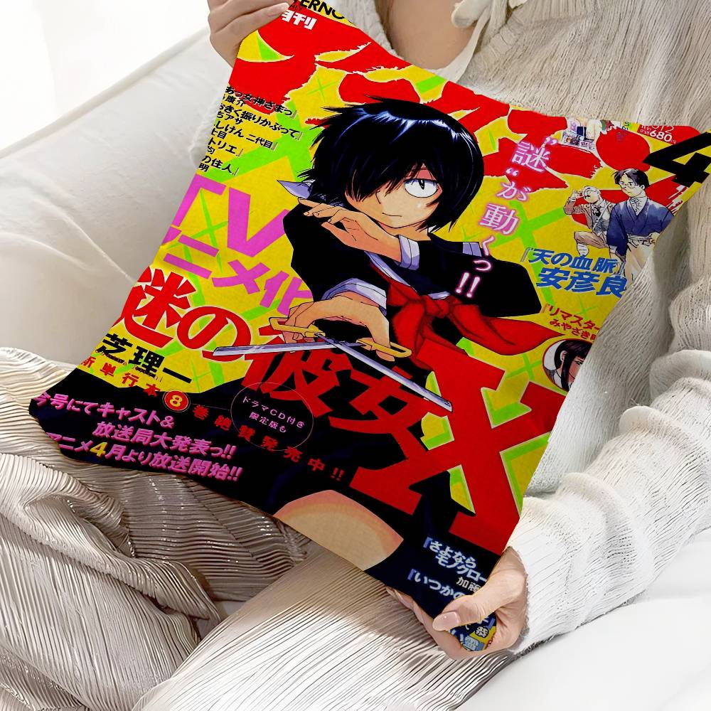 Mysterious Girlfriend X Urabe Mikoto Pillowcase toon Gift Cushion Cover Bedroom Home Sofa Chair Seat Decor pillow case 30x30 cm
Mysterious Girlfriend X Urabe Mikoto Pillowcase toon Gift Cushion Cover Bedroom Home Sofa Chair Seat Decor pillow case 30x30 cm