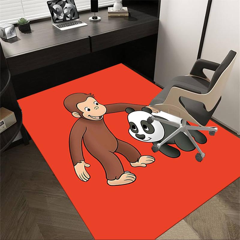 1PC Curious George Panda Anti-slip carpet, suitable for Office, bedroomand playrooms. It can also be used as a sofa footrest cover-R70 60cm by 90cm
1PC Curious George Panda Anti-slip carpet, suitable for Office, bedroomand playrooms. It can also be used as a sofa footrest cover-R70 60cm by 90cm