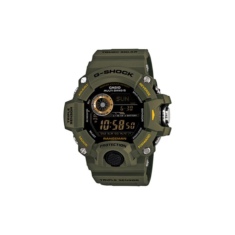 Casio G-SHOCK RANGEMAN theme series Frogman Green Cat Man LCD display reverse three-dimensional dial sports waterproof quartz movement GW-9400-3 чорний
Casio G-SHOCK RANGEMAN theme series Frogman Green Cat Man LCD display reverse three-dimensional dial sports waterproof quartz movement GW-9400-3 чорний