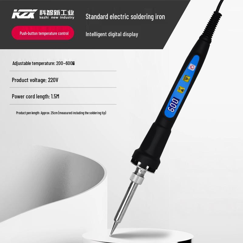 Kezhi High-Power Digital Electric Soldering Iron Set with Inner Heating and Constant Temperature Control for Welding and Repair.
Kezhi High-Power Digital Electric Soldering Iron Set with Inner Heating and Constant Temperature Control for Welding and Repair.