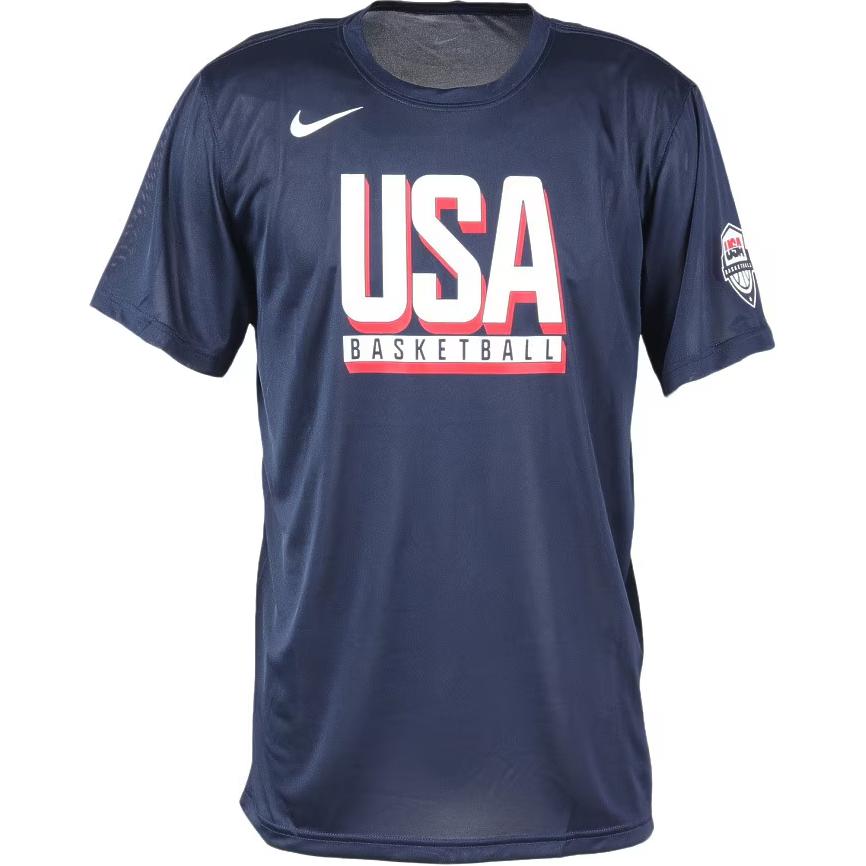 Nike USA Basketball Team Olympic Series Dry Comfortable Knitted Soft Short Sleeve Basketball Jersey Men jersey Obsidian White FQ3628-451 XL
Nike USA Basketball Team Olympic Series Dry Comfortable Knitted Soft Short Sleeve Basketball Jersey Men jersey Obsidian White FQ3628-451 XL
