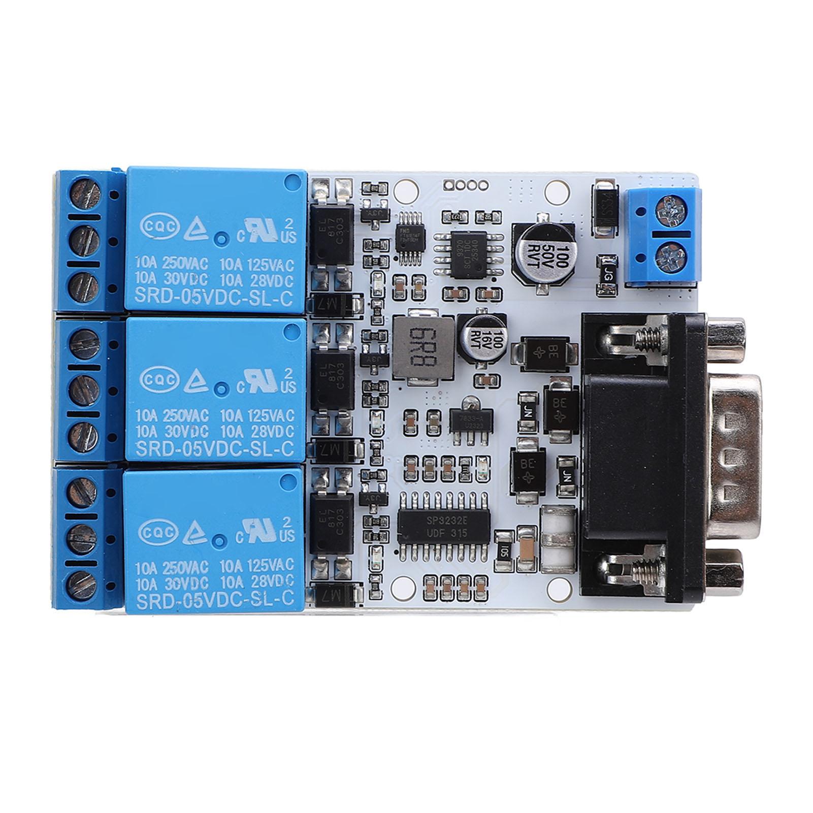 Модуль реле для MODBUS RTU RS232 Opto 8-бітний MCU 3-канальний модуль реле керування послідовним портом для
Модуль реле для MODBUS RTU RS232 Opto 8-бітний MCU 3-канальний модуль реле керування послідовним портом для