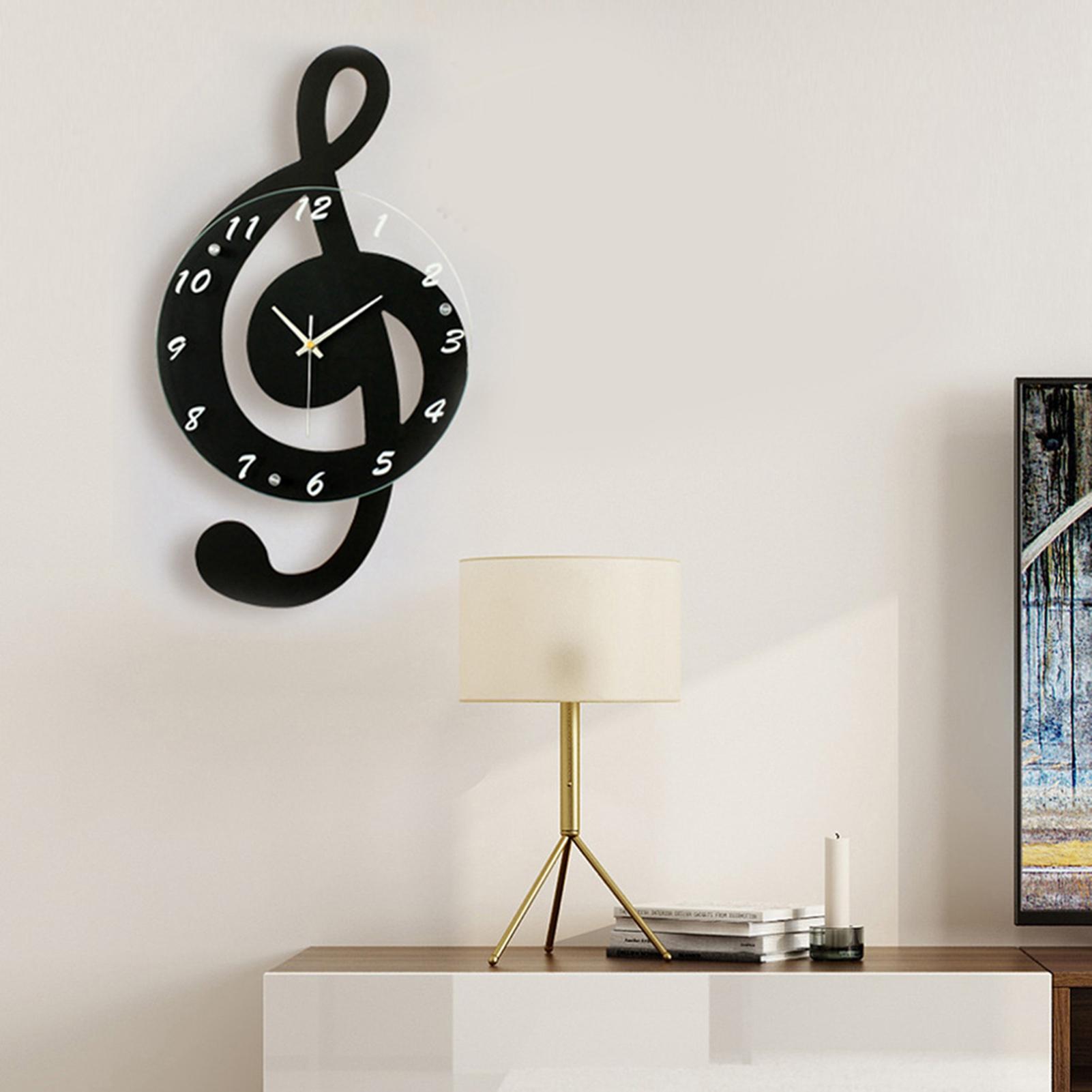 Innovative Musical Note Electronic Wall Clock Fashionable Silent Quartz Clock for Children Room
Innovative Musical Note Electronic Wall Clock Fashionable Silent Quartz Clock for Children Room